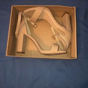Nude Strappy Heels